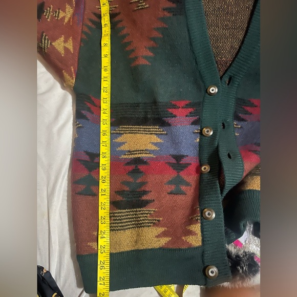 Vintage STRUCTURE L men’s 100% wool cardigan /sweater - Picture 8 of 10